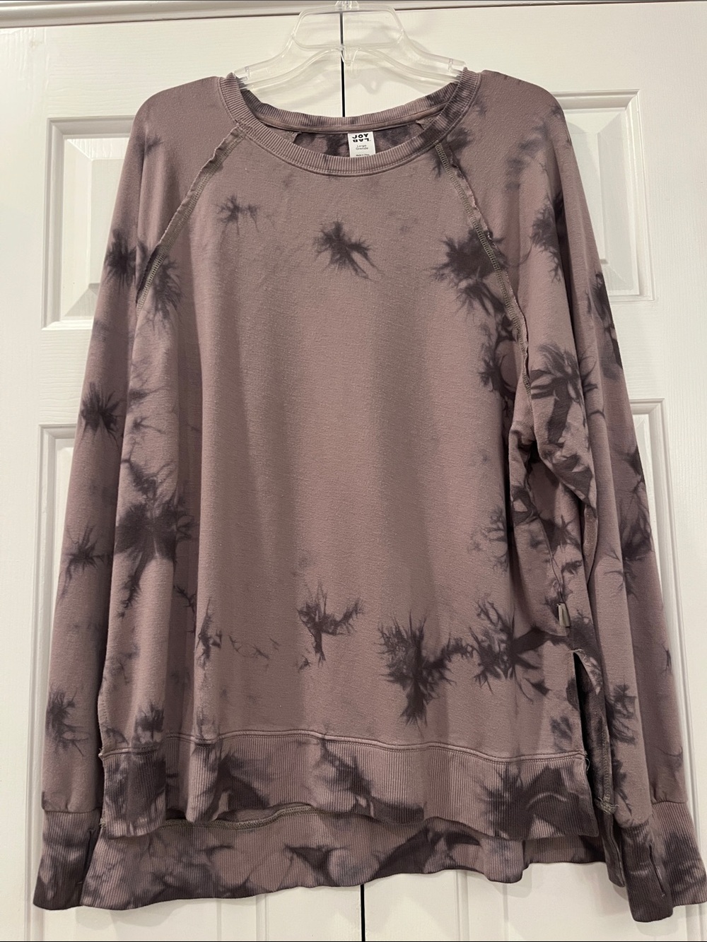 JoyLab Tie-Dye Crewneck Sweater oversized size L